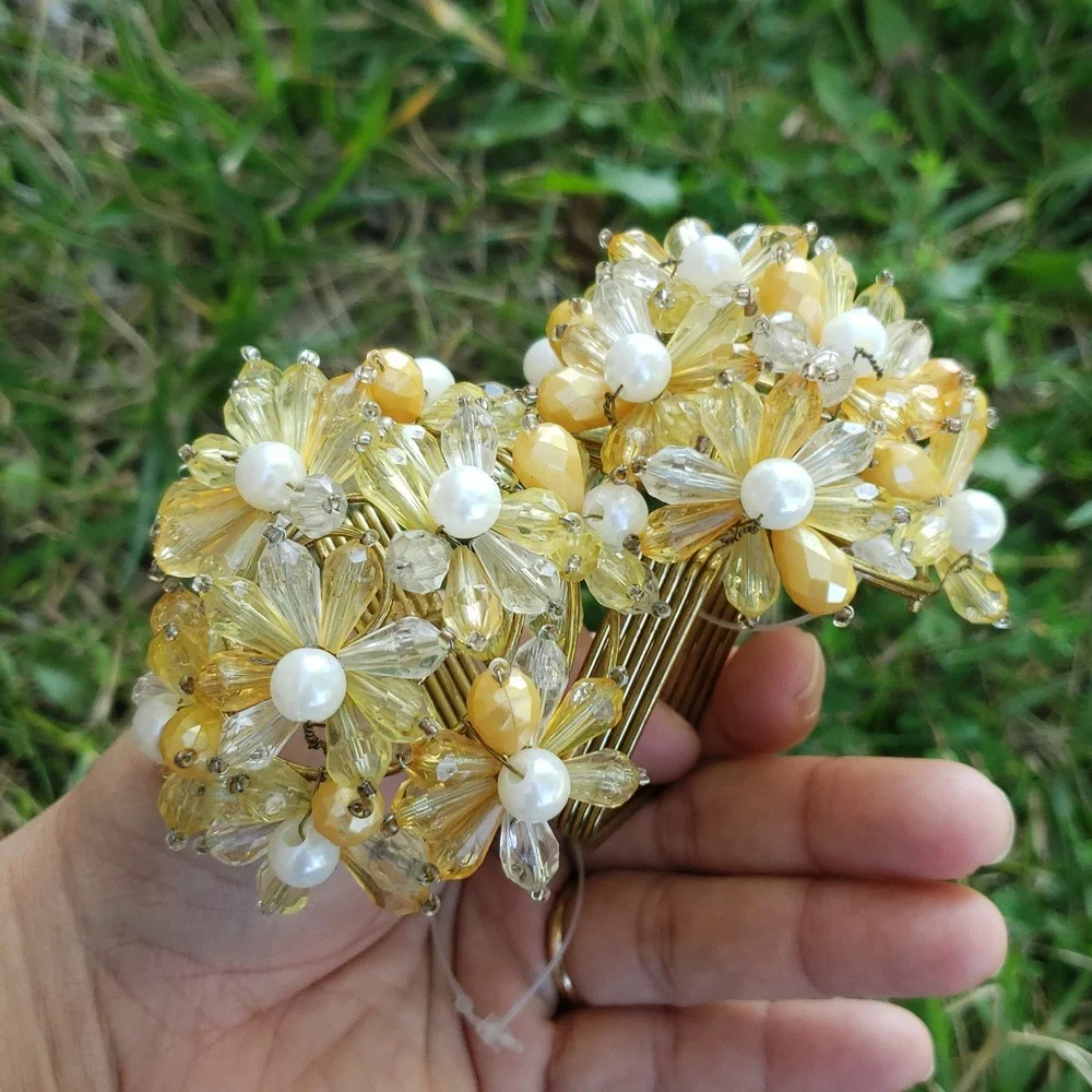 Handcrafted Floral Jewel Napkin Ring Holder Made in India Special Event